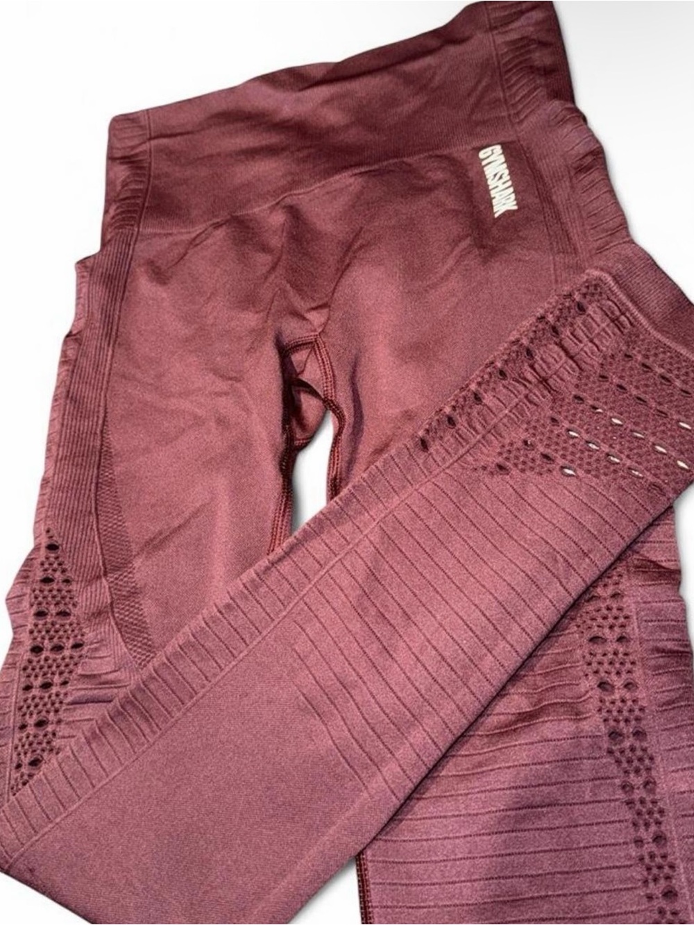 Gymshark Seamless Burgundy Leggings